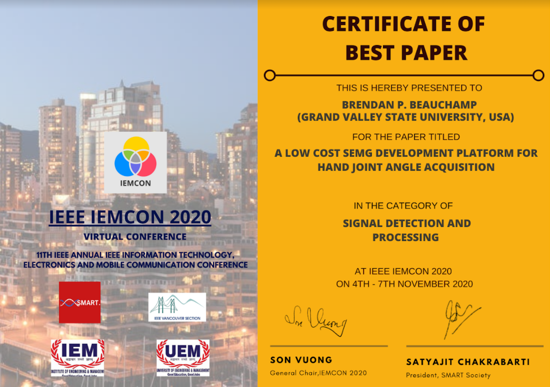 Best Paper Award