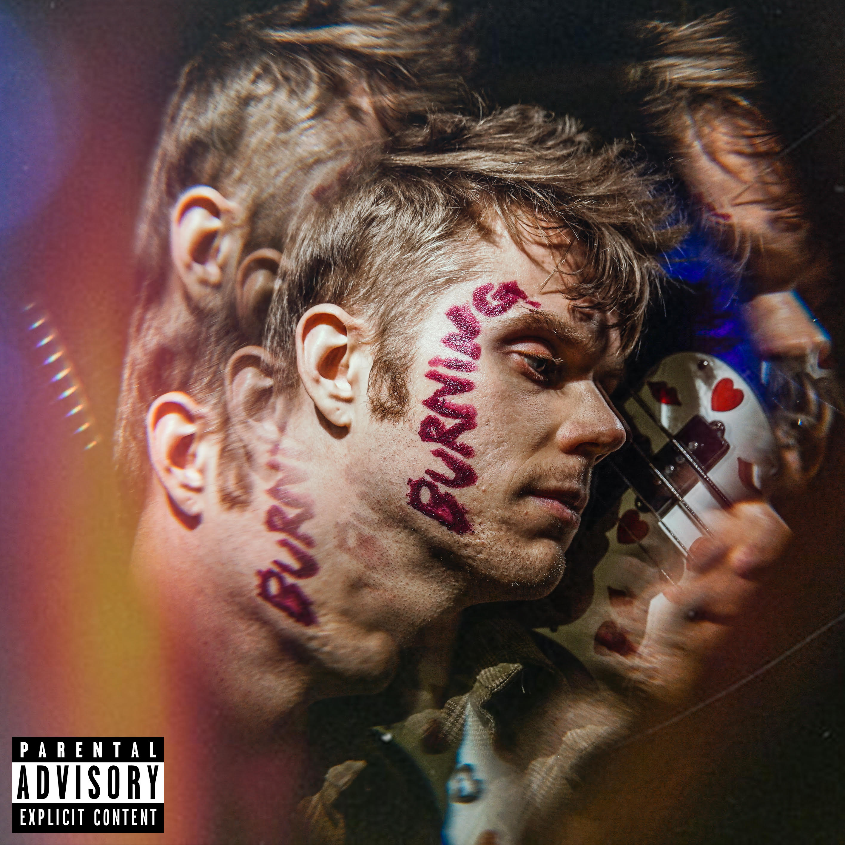 Burning album cover