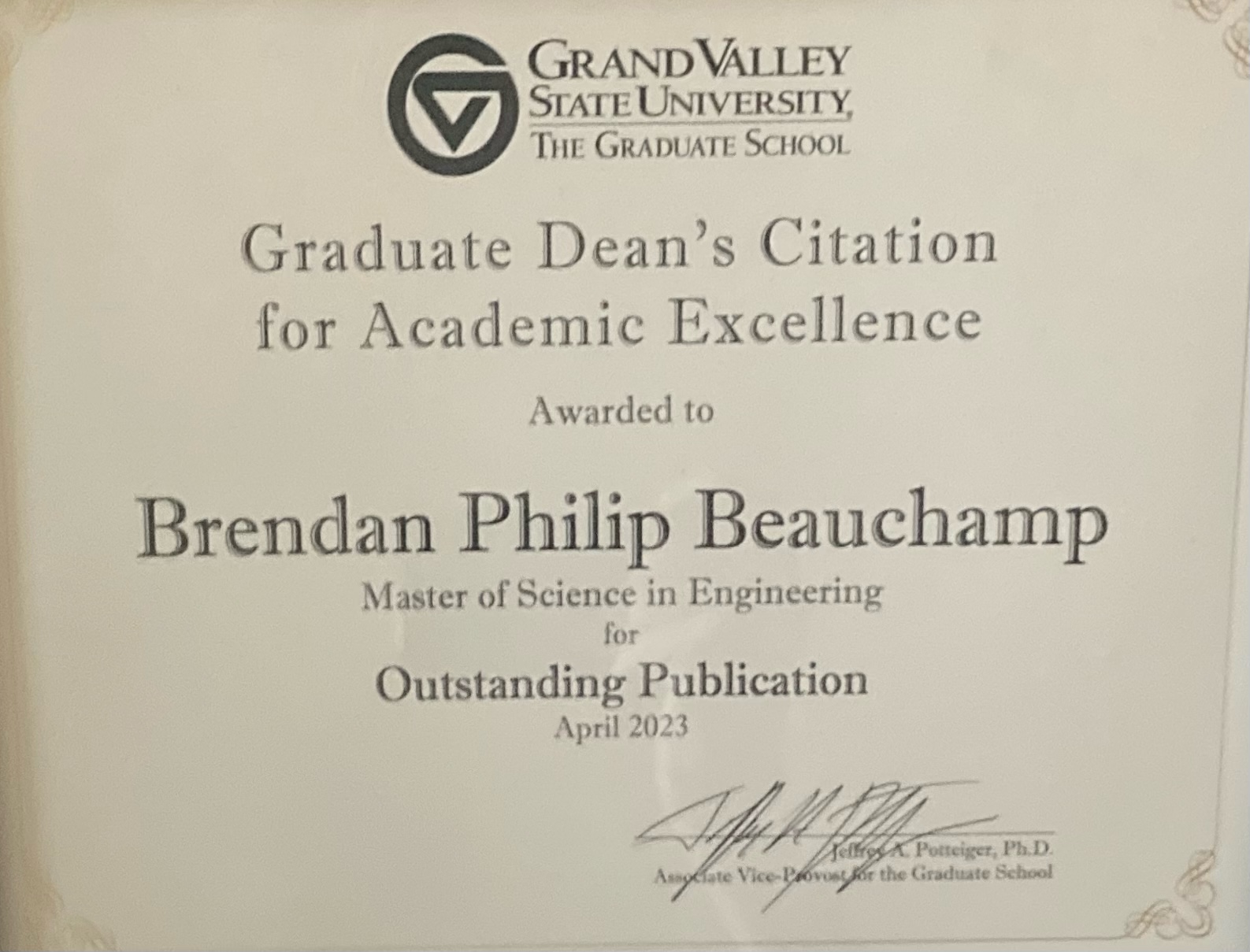 Dean Award